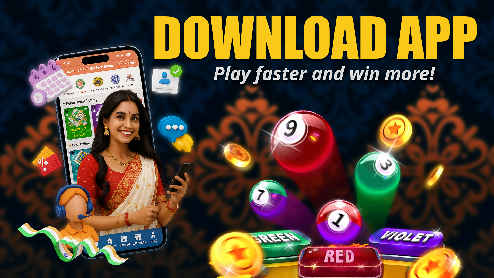 Join Pin up to get welcome bonus
